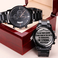 Be on Your Guard (1 Corinthians 1613 NIV) – Men's Watch